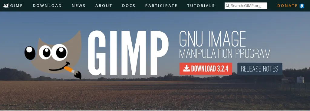 GIMP screenshot